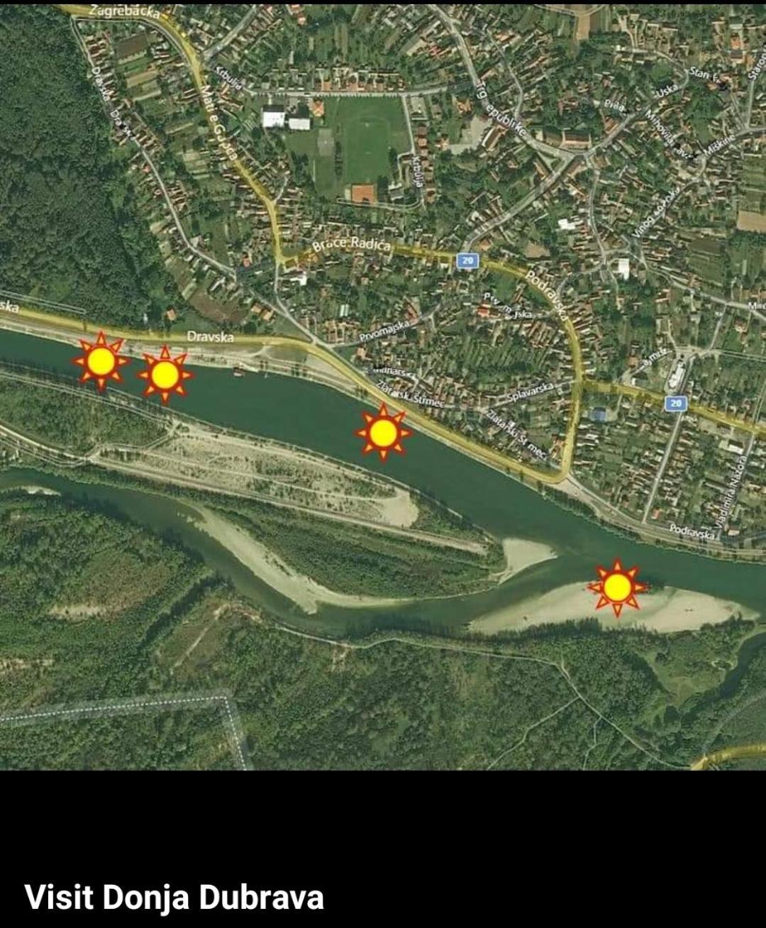 Appartement Drava 1 Donja Dubrava Esterno foto